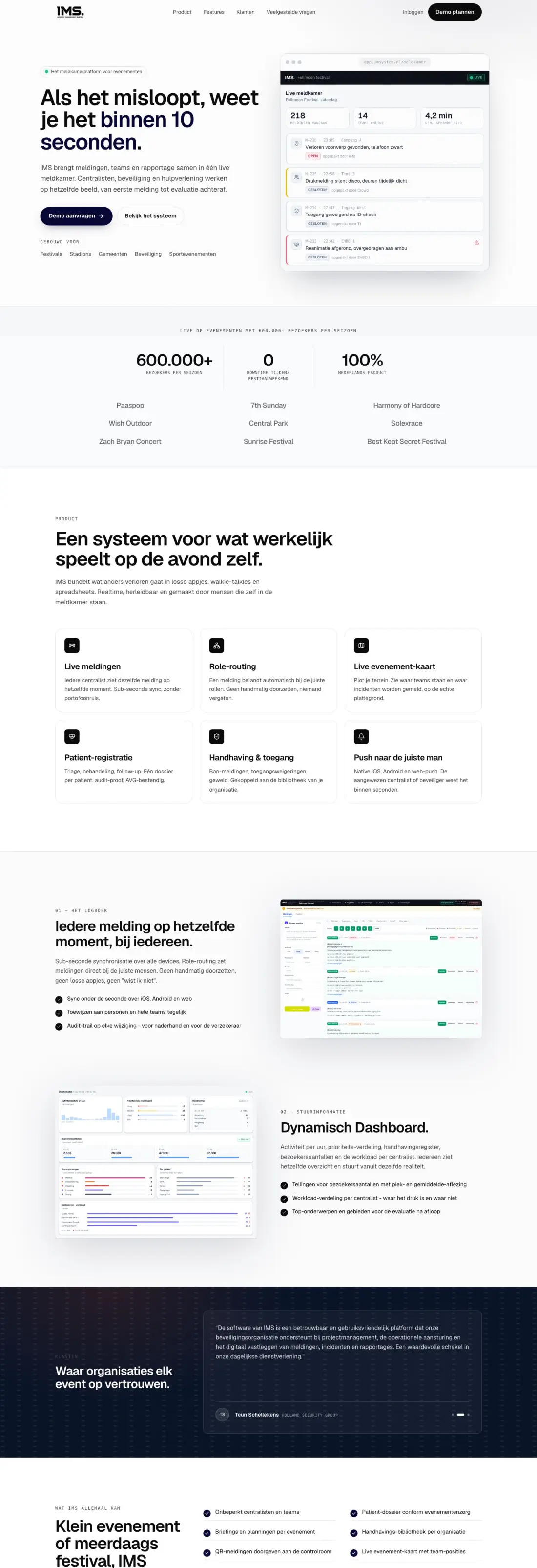 Website van IMS
